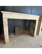 Cheminée campagnarde pierre 178x123x40cm